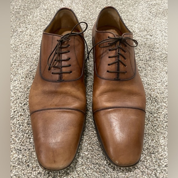 SOLD CHRISTIAN LOUBOUTIN Greggo EU 44 1/2 US 11 Brown Oxford Shoes - Picture 2 of 16